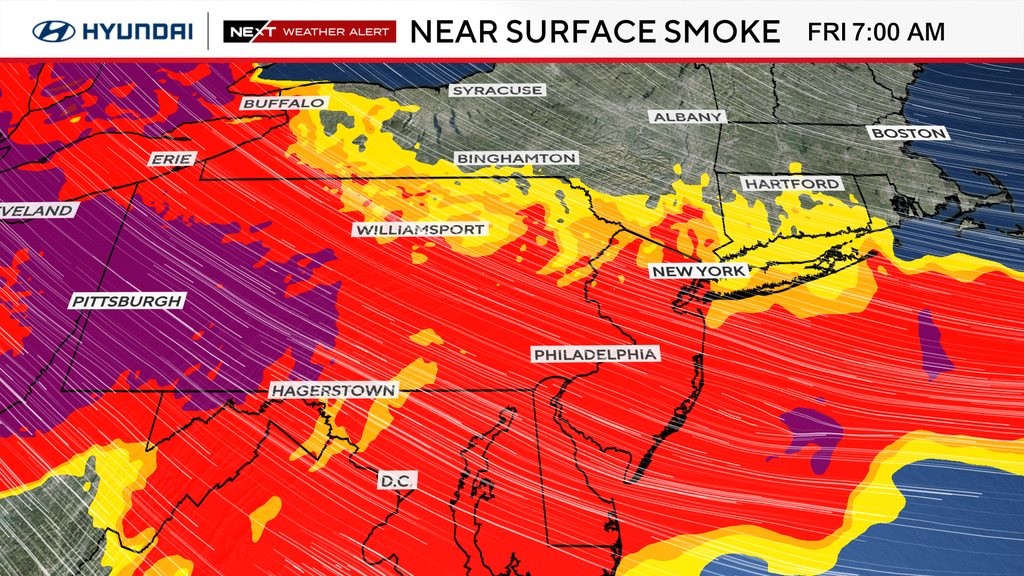 Maps show wildfire smoke forecast as air quality worsens in ...