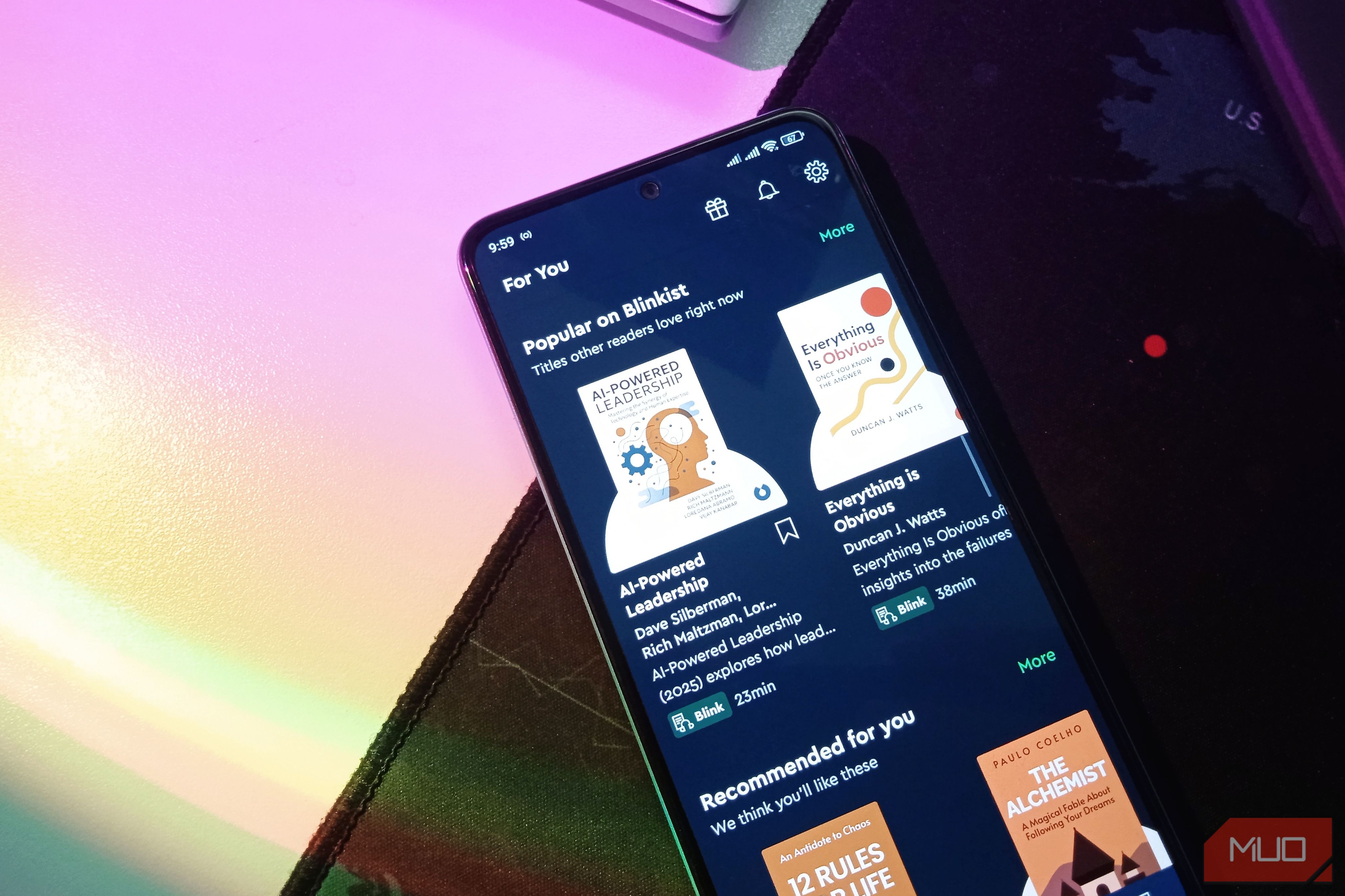 I paid for an app to read more, and it solved my reading backlog too well