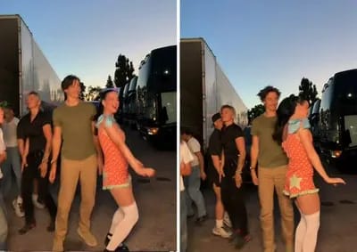 Katy Perry and Justin Trudeau Watch it Burn Tiktok