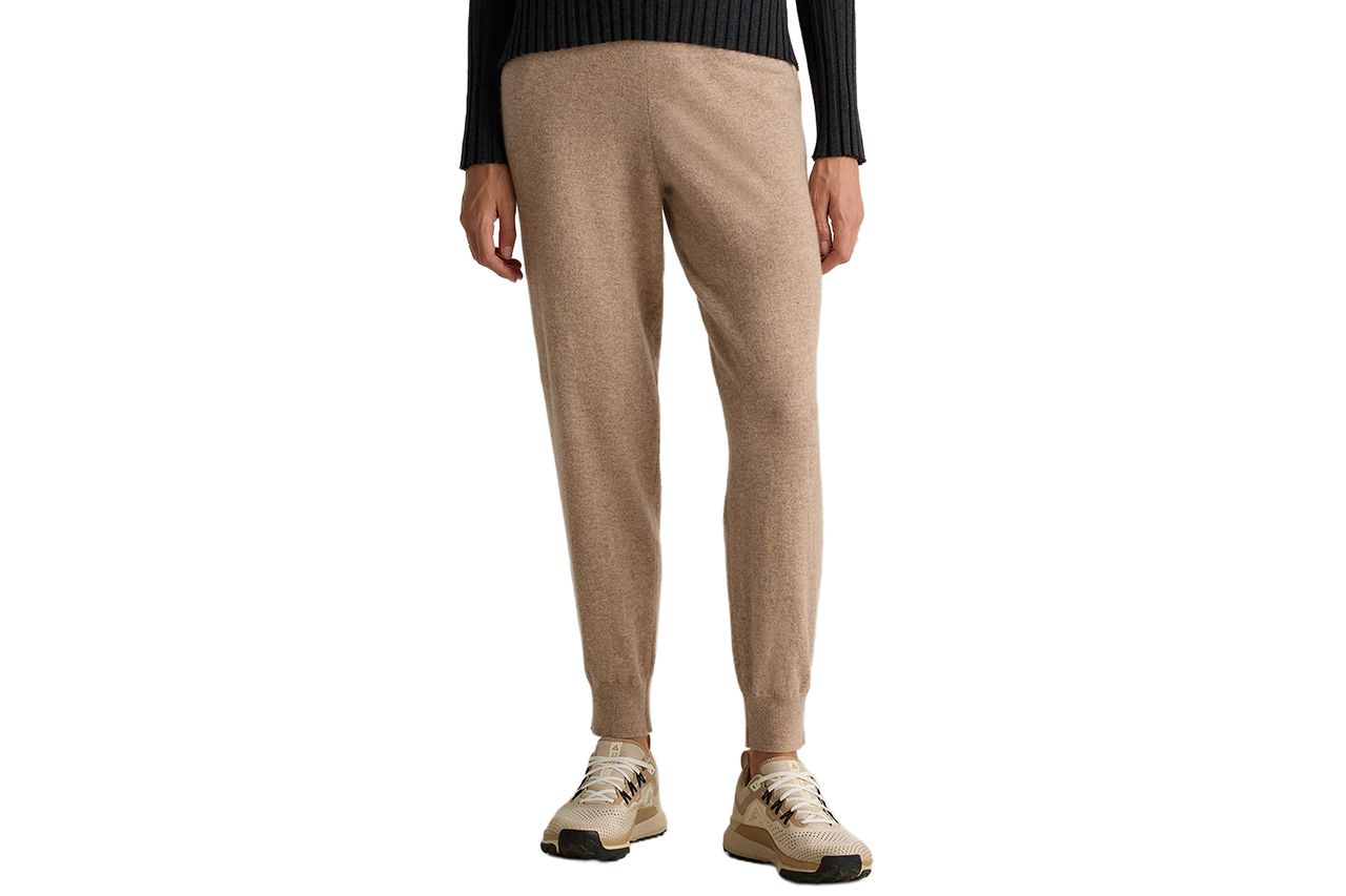 Mongolian Cashmere Sweatpants Oatmeal
