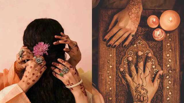 Innovative mehendi designs inspired by iconic art styles