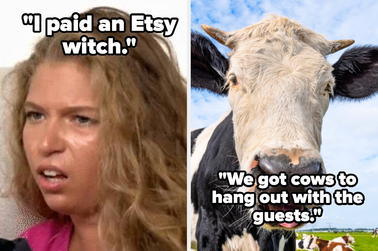 20 Of The Weirdest Things People Actually Spent Money On For Their Weddings