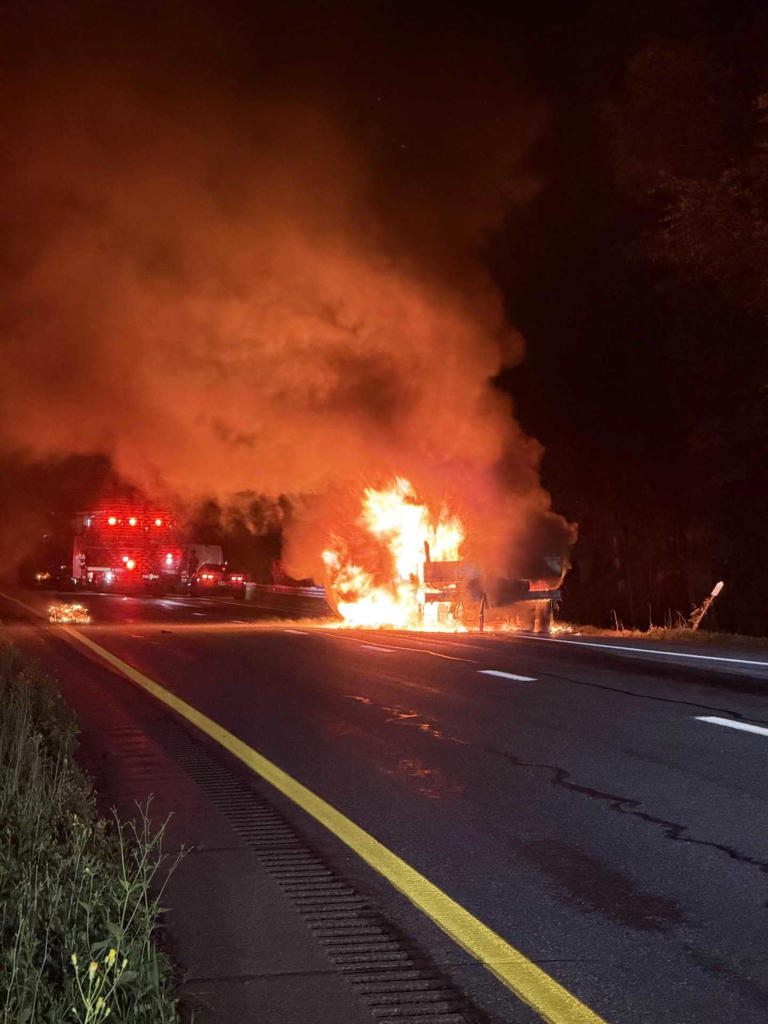 Interstate 89 in Colchester reopens following tanker truck fire