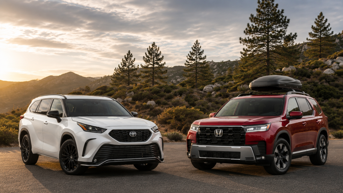 Honda Pilot Vs. Toyota Highlander: Here's Our Honest Comparison