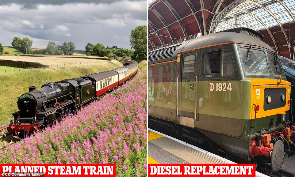 Steam trains banned in heatwave after Harry Potter train fire