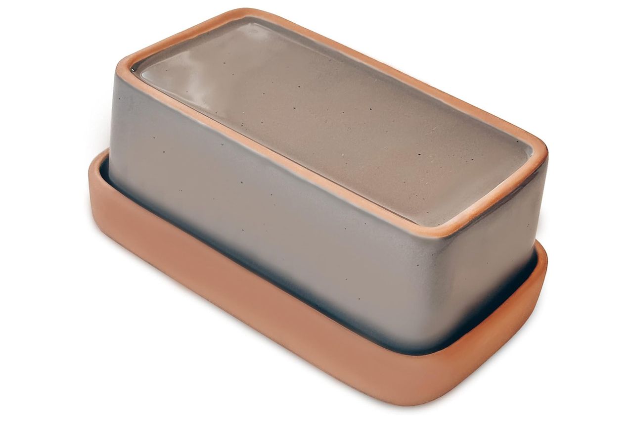 Mora Ceramic Two-in-One Butter Dish with Lid