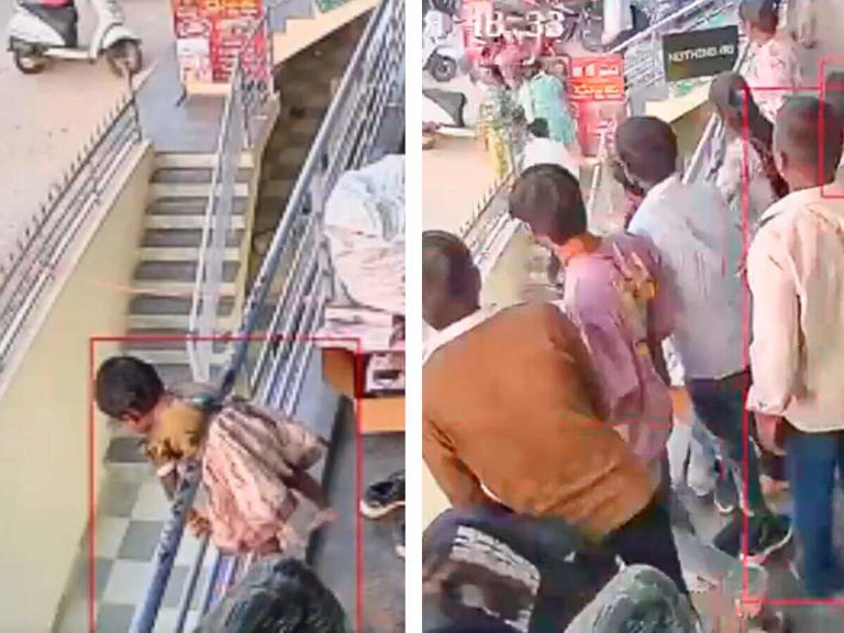 Bengaluru toddler falls from first floor of shop: Three-year-old climbs ...