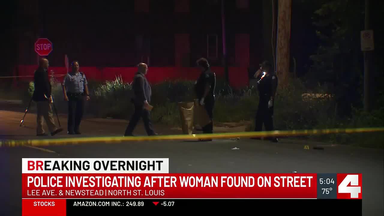 Woman found in street in north St. Louis dies; homicide detectives ...