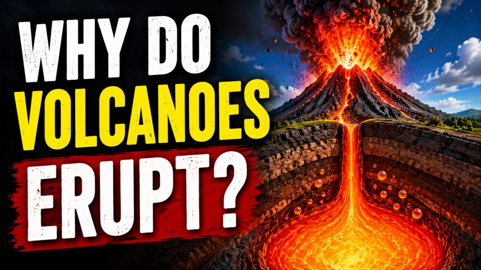 Volcanoes erupt - The amazing science behind nature's explosive power