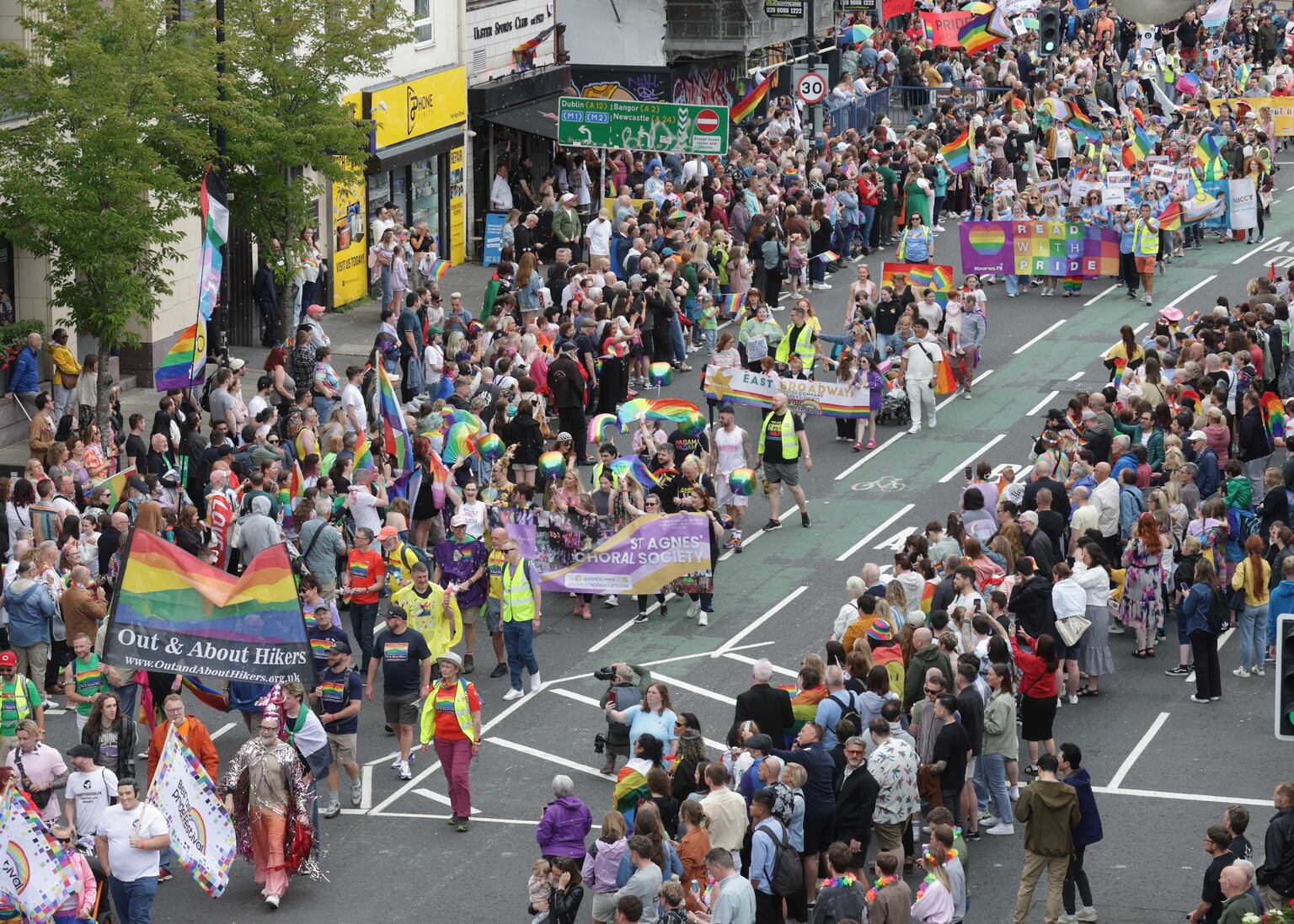 Belfast Pride gets underway on Friday. PICTURE: COLM LENAGHAN