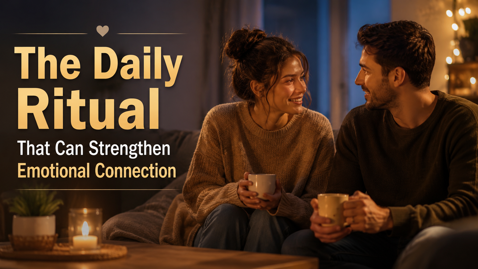 The daily ritual that can strengthen emotional connection