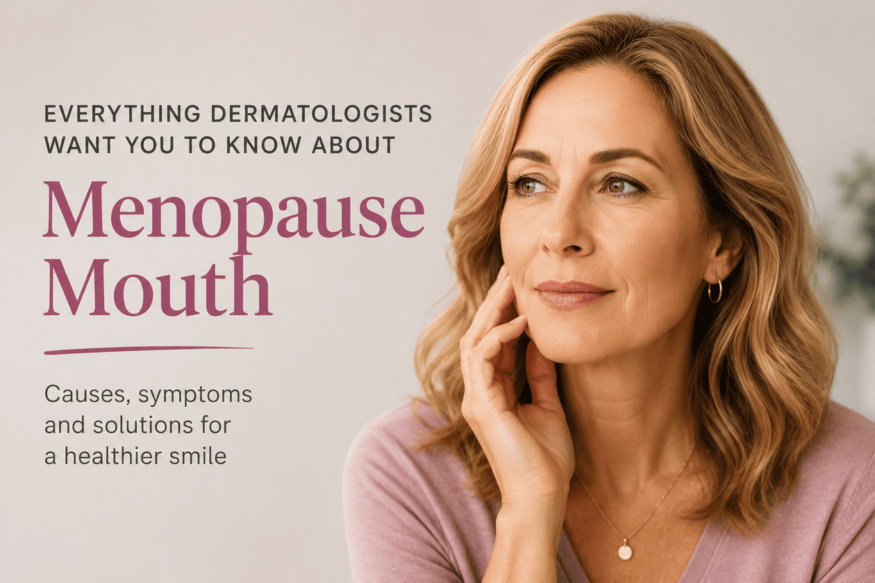 Everything dermatologists want you to know about menopause mouth