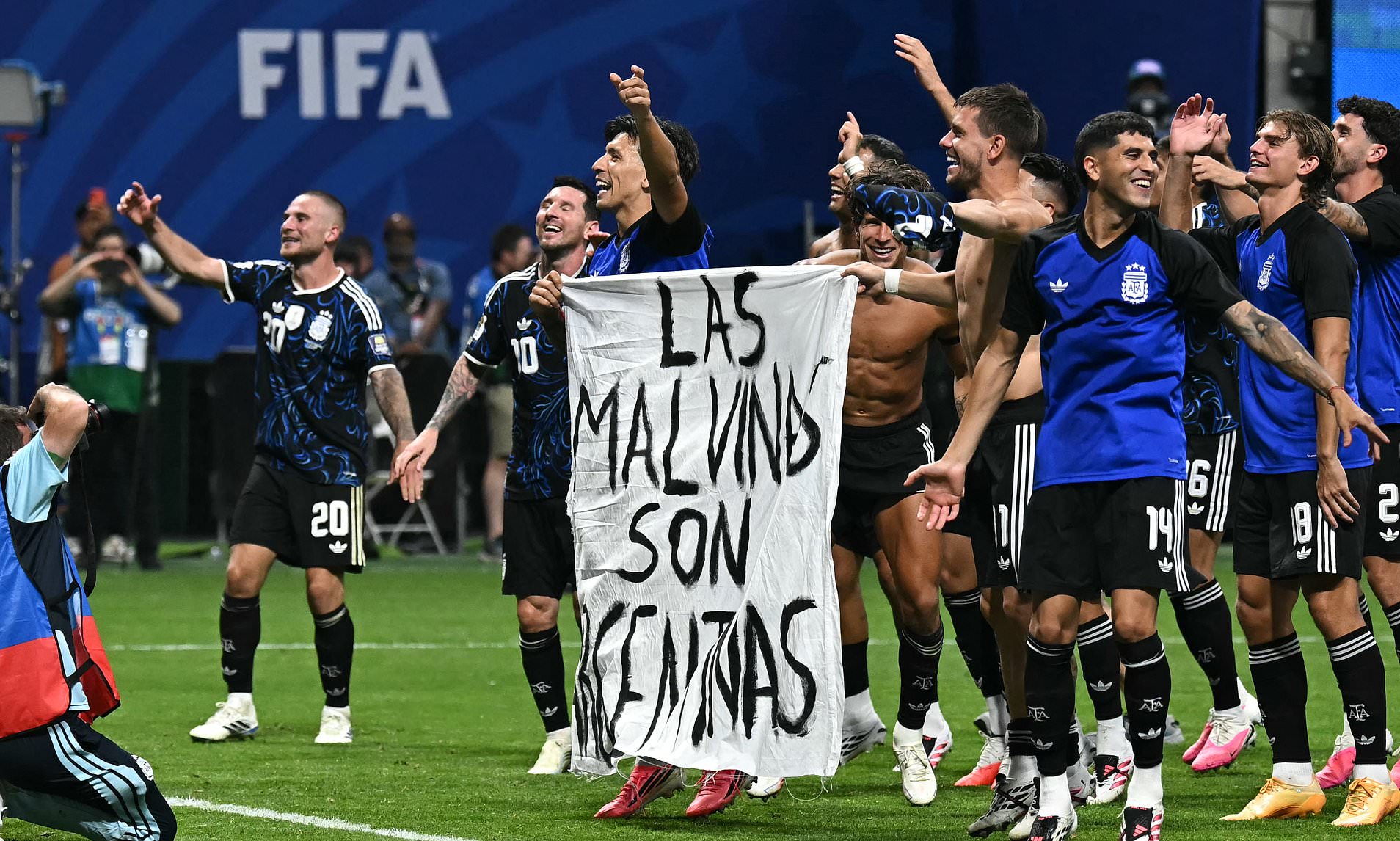 Falkland Islanders say Argentina should be punished over World Cup row