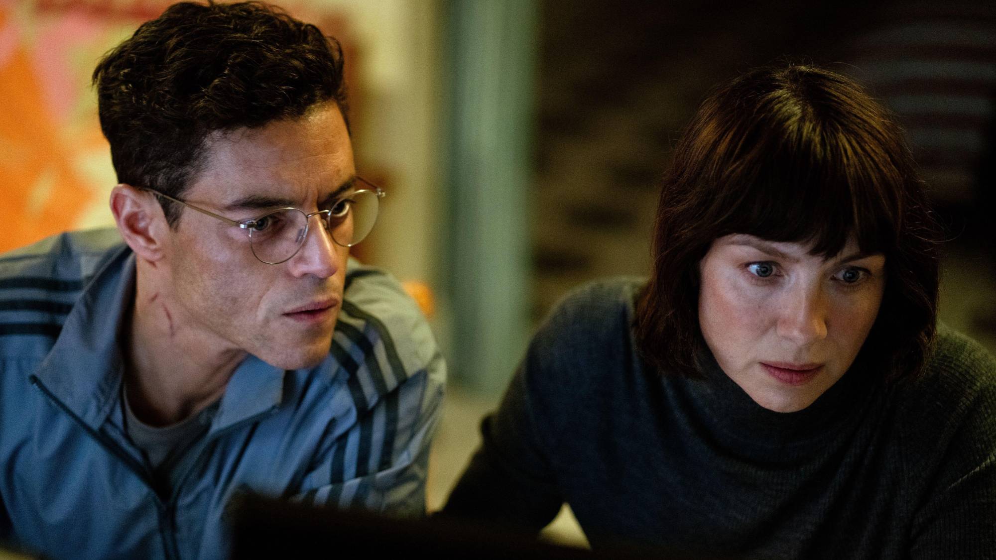 (L-R) Rami Malek as Charles