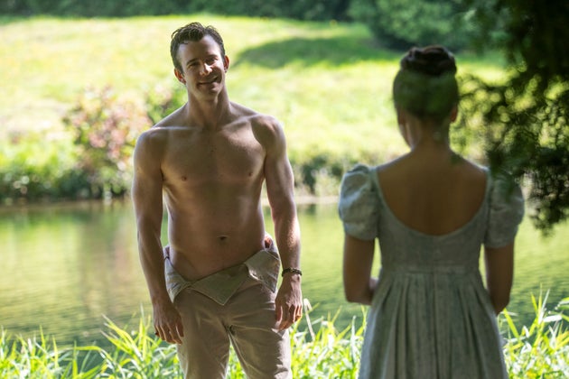 Luke Thompson and Yerin Ha in season four of Bridgerton