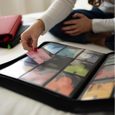 A professional or starter binder for aspiring collectors