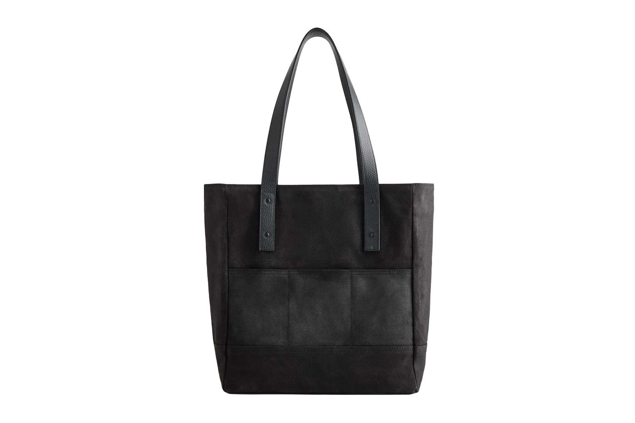 Quince Waxed Canvas Utility Tote