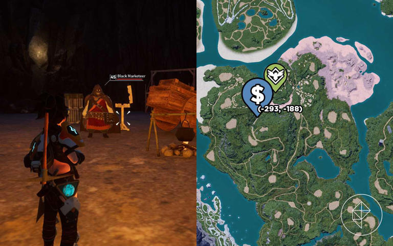 Where to find black marketeer locations in Palworld
