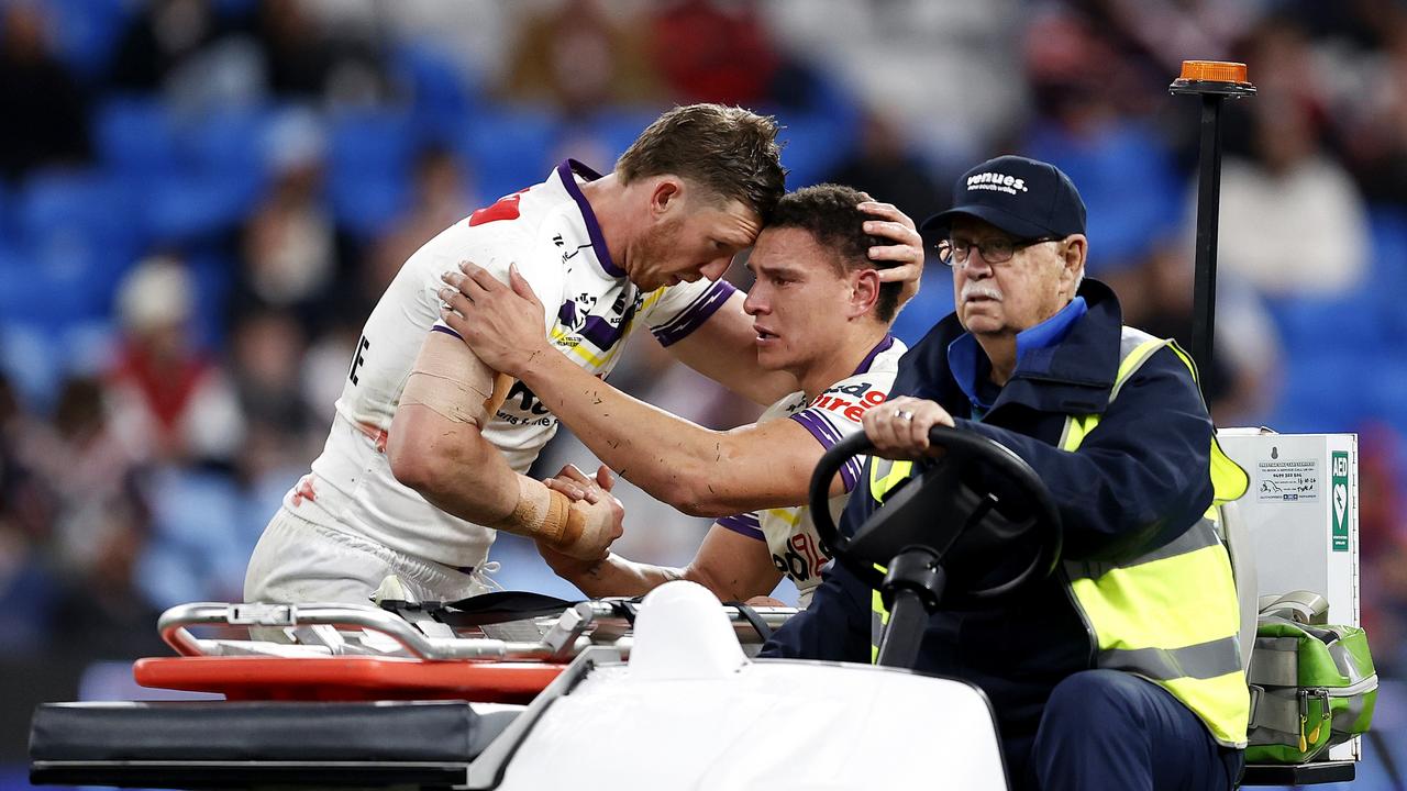 Tears flow as injury ends star's season