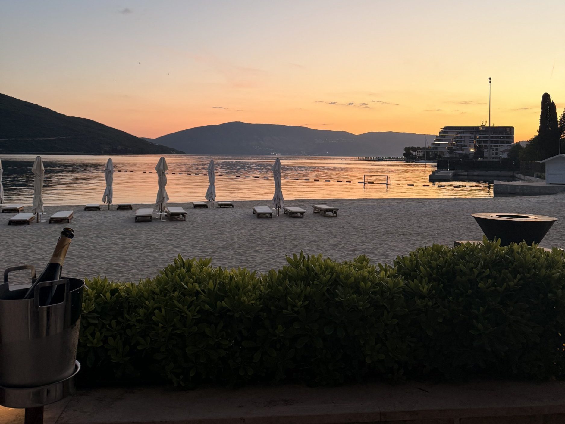 The beach at Ony&Only Montenegro