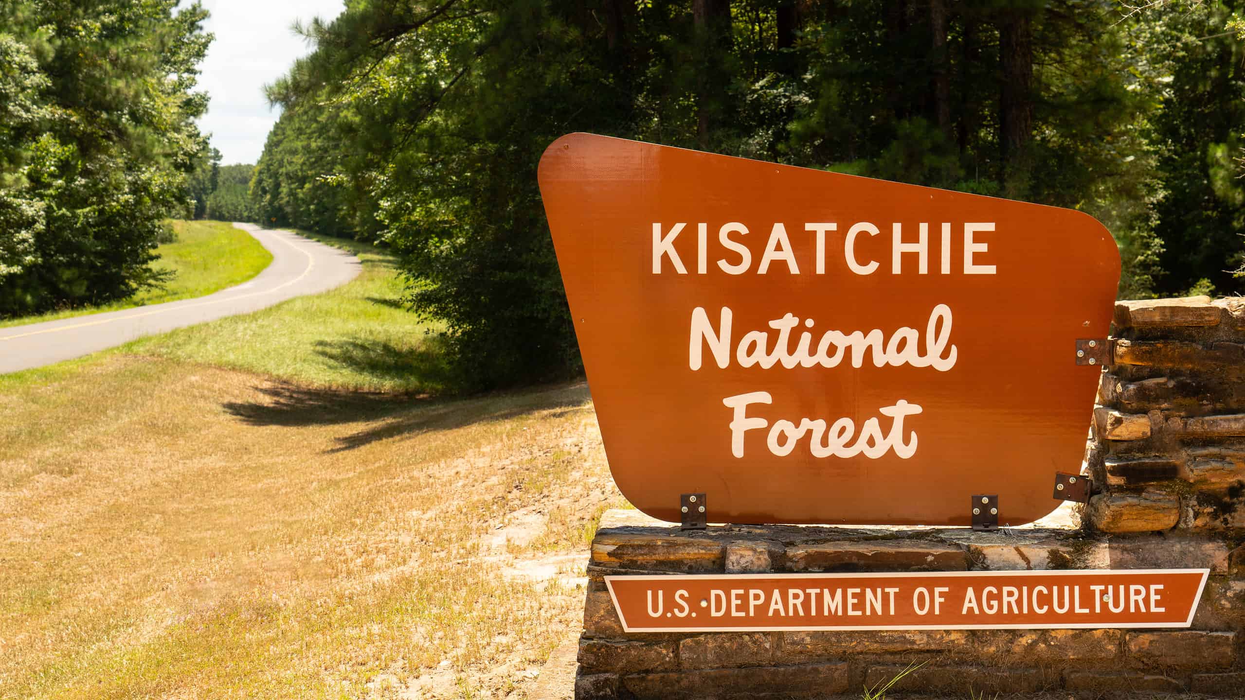 Kisatchie National Forest Sign in Louisiana