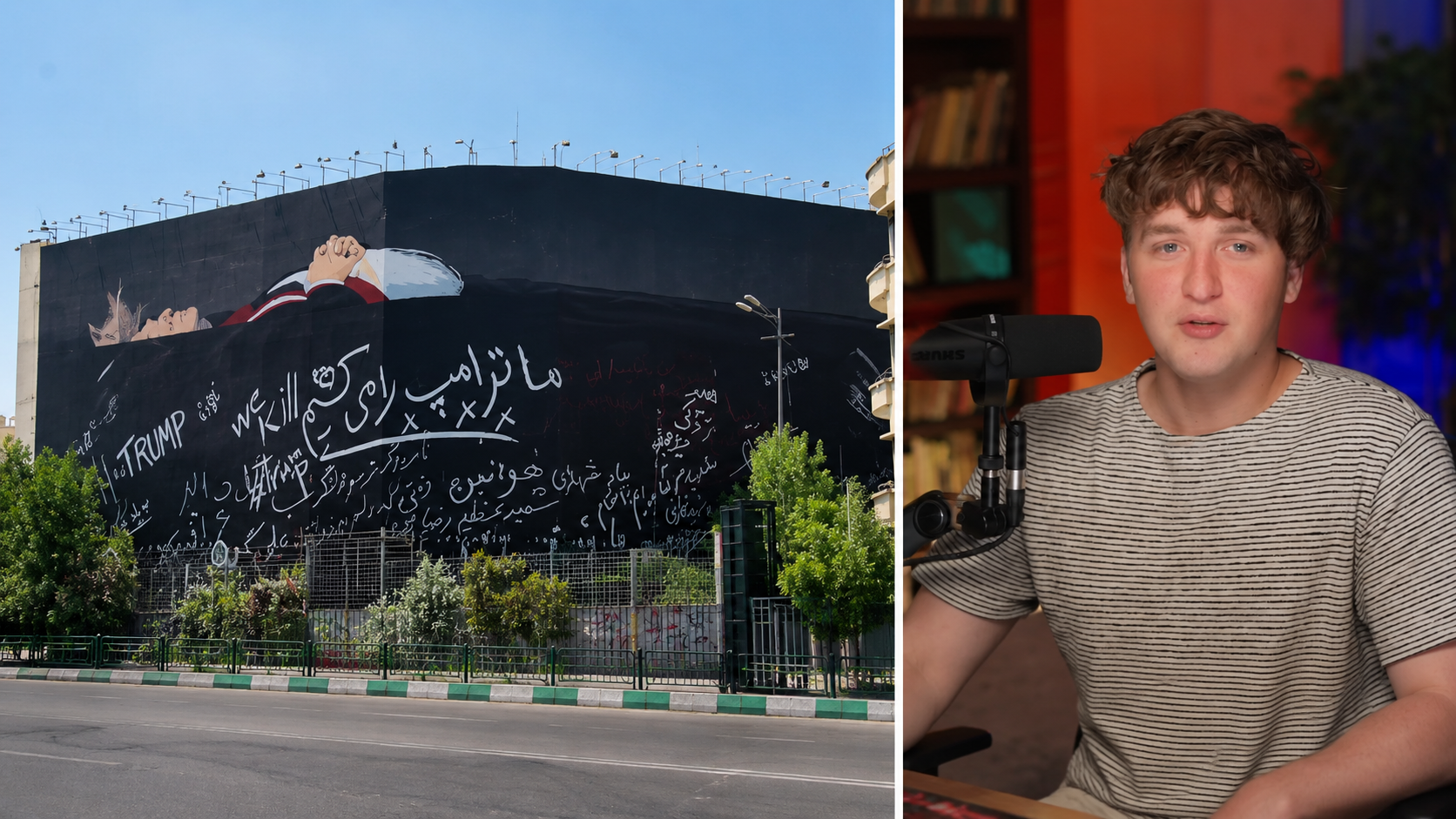 Fox News highlights anti-Trump murals displayed in Iran - My analysis