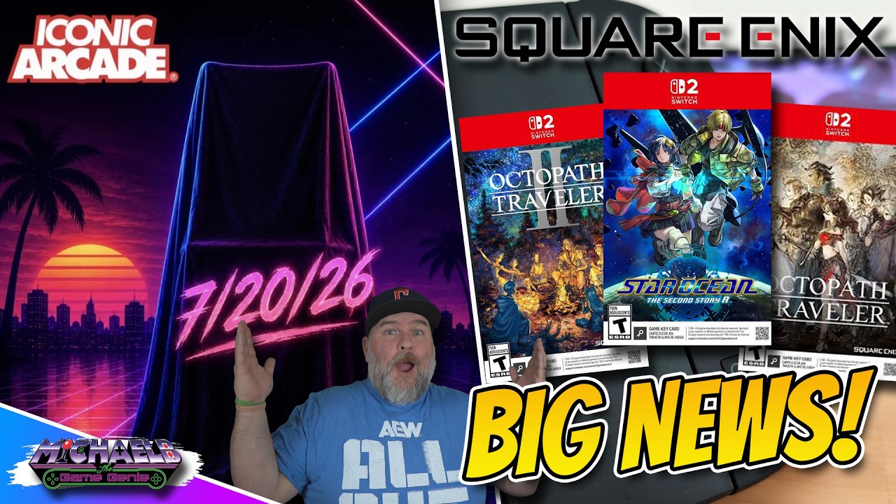 Iconic arcade reveals new cabinet plans and Switch 2 gaming updates