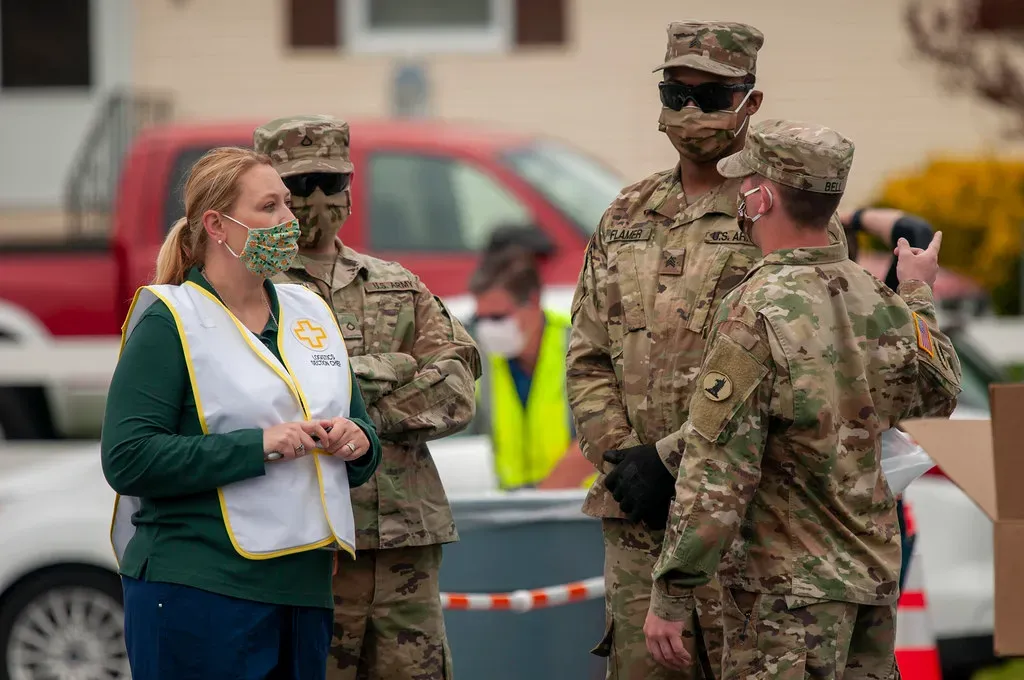 Healthcare and proximity to major cities (The National Guard, Flickr, CC BY 2.0)