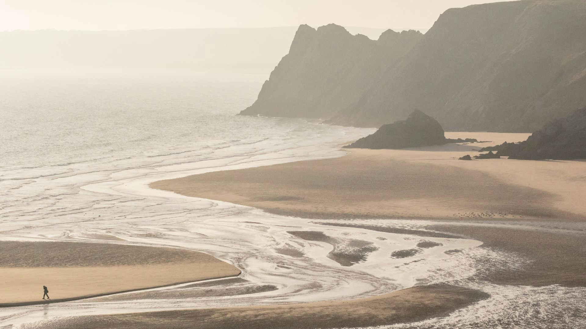 Between Swansea and Oxwich Point, Gower Peninsula
