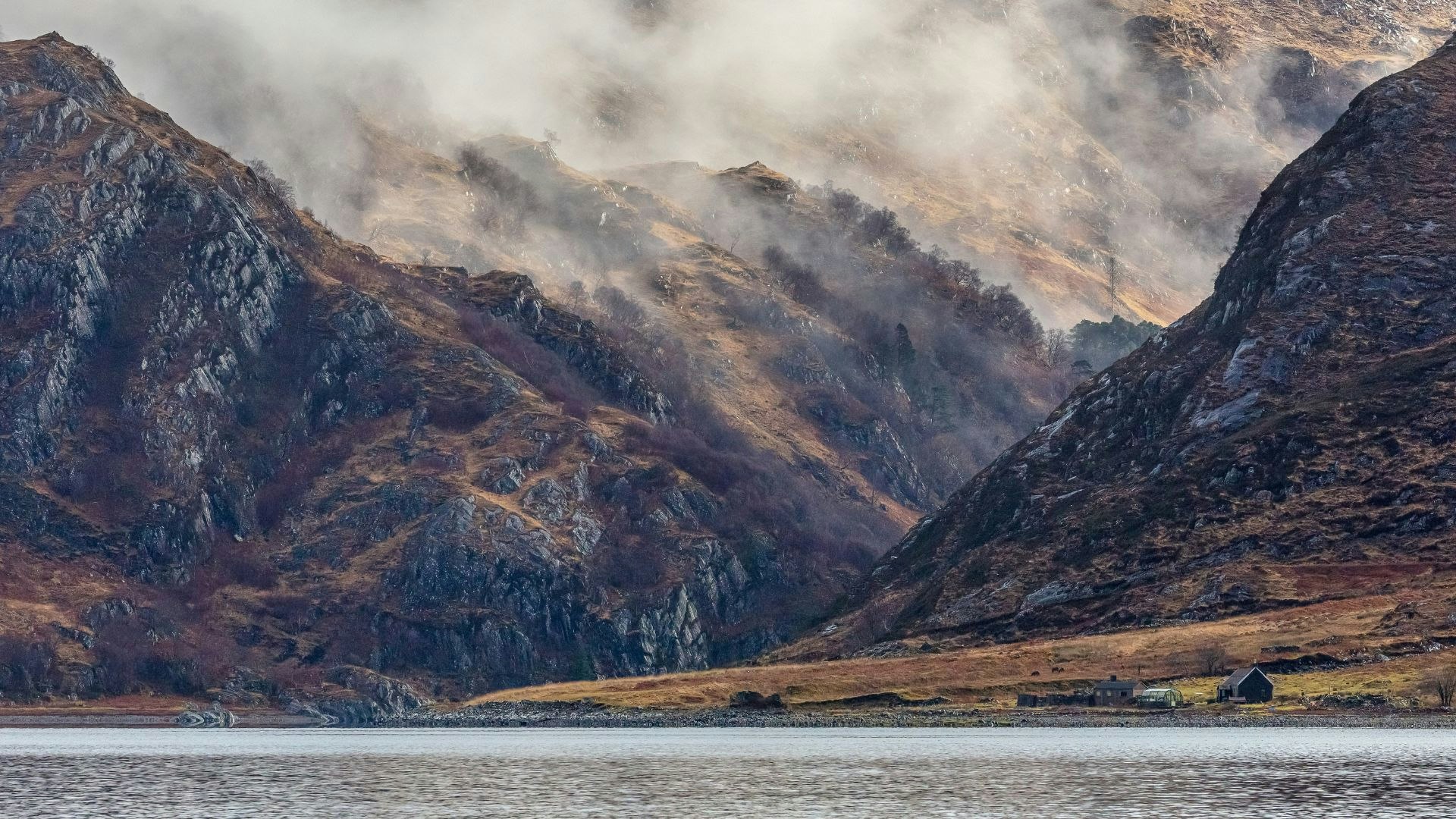 Mountains beside Loch Hourn in Knoydart
