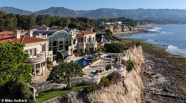 A jaw-dropping estate nestled on the cliffs of Malibu with a history tied to some of Hollywood's biggest blockbuster films has hit the market for a cool $90 million