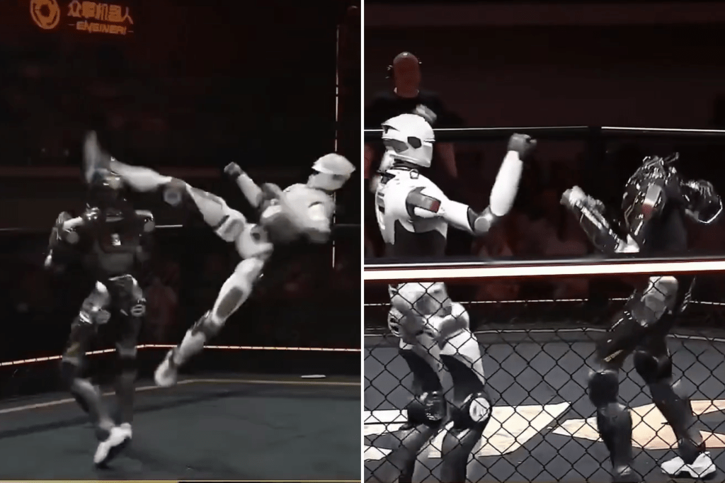 Robot decapitated in world’s first-ever humanoid UFC fight