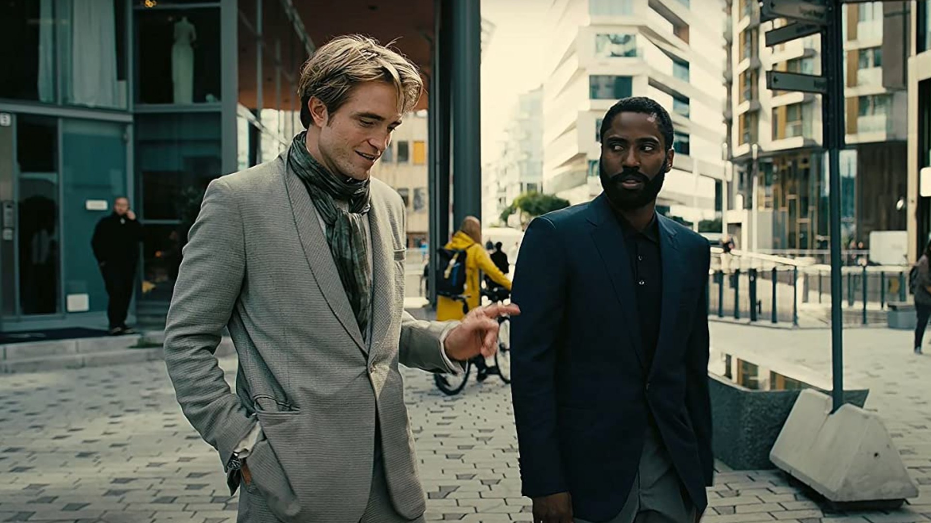 Robert Pattinson and John David Washington in Tenet