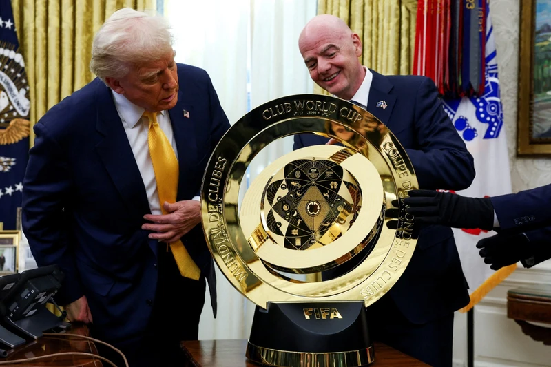 Ông Trump đến ăn mừng cùng nhà vô địch World Cup 2026