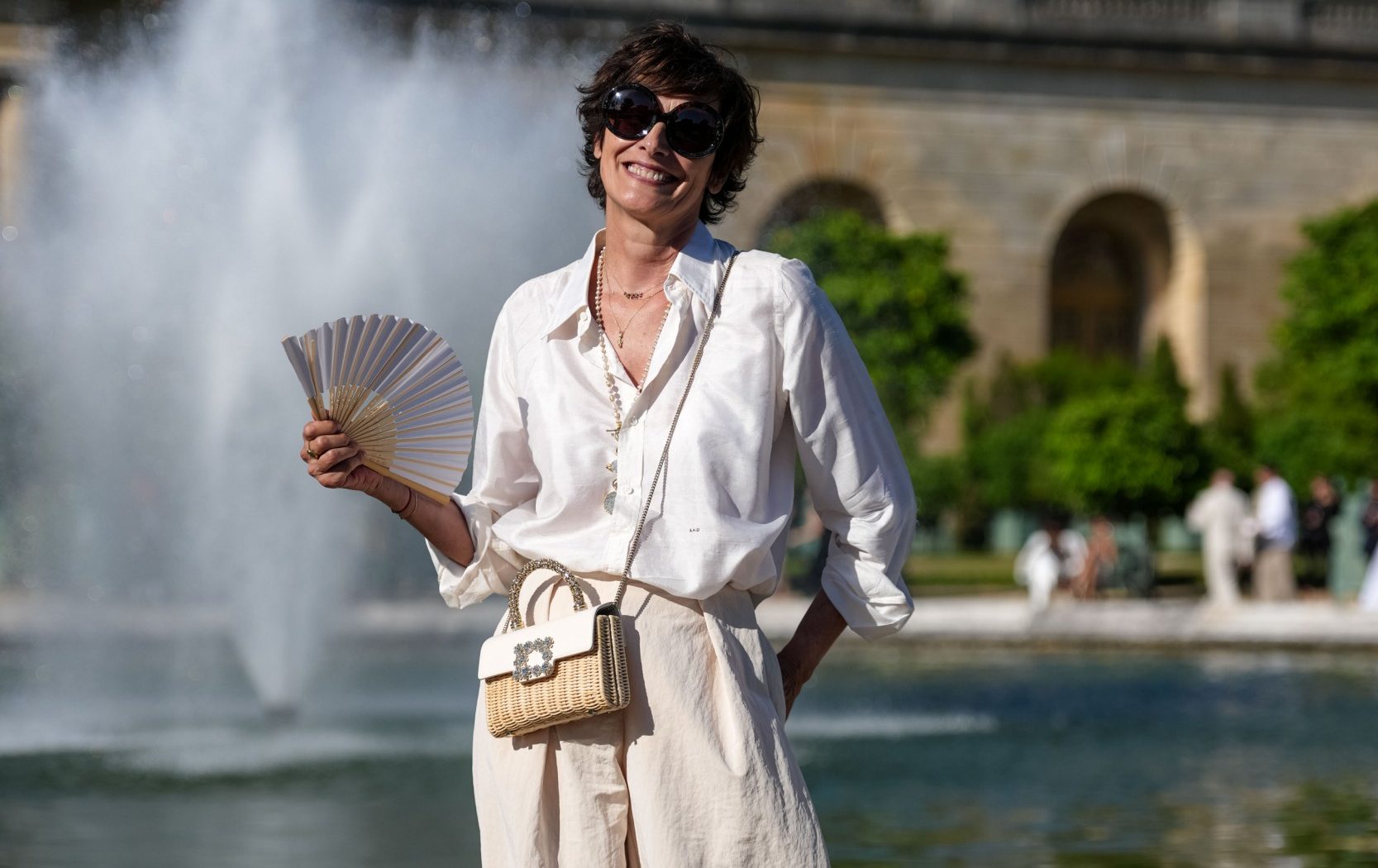 French supermodel Inès de La Fressange