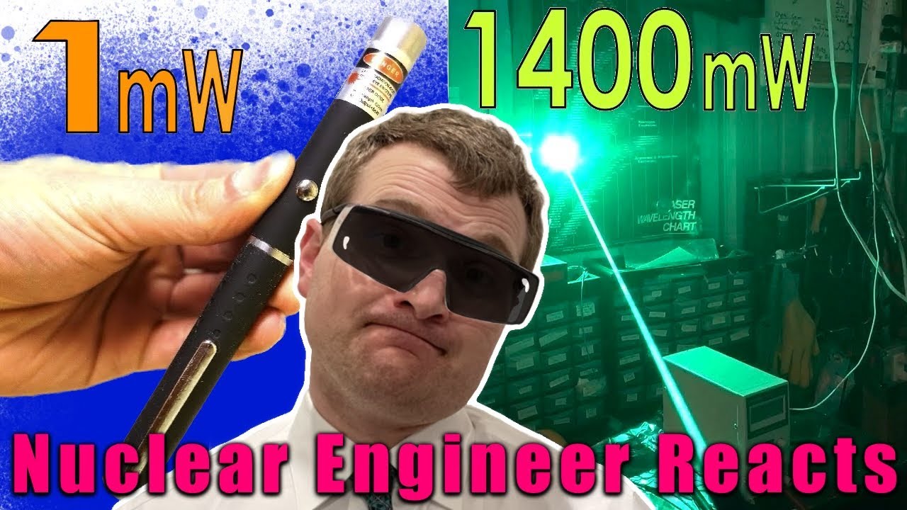 Nuclear engineer reacts to Styropyro’s insane 1400mW eBay laser mod