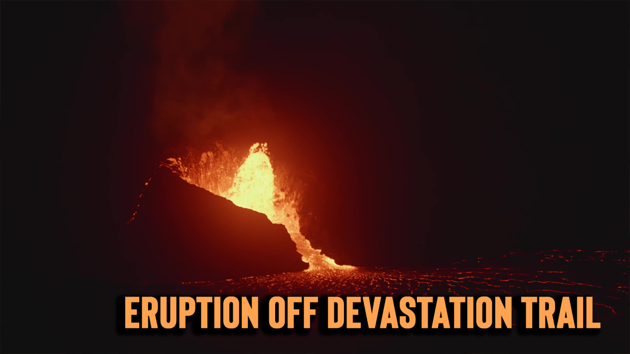 Stunning footage from Kilauea volcano's renewed eruption