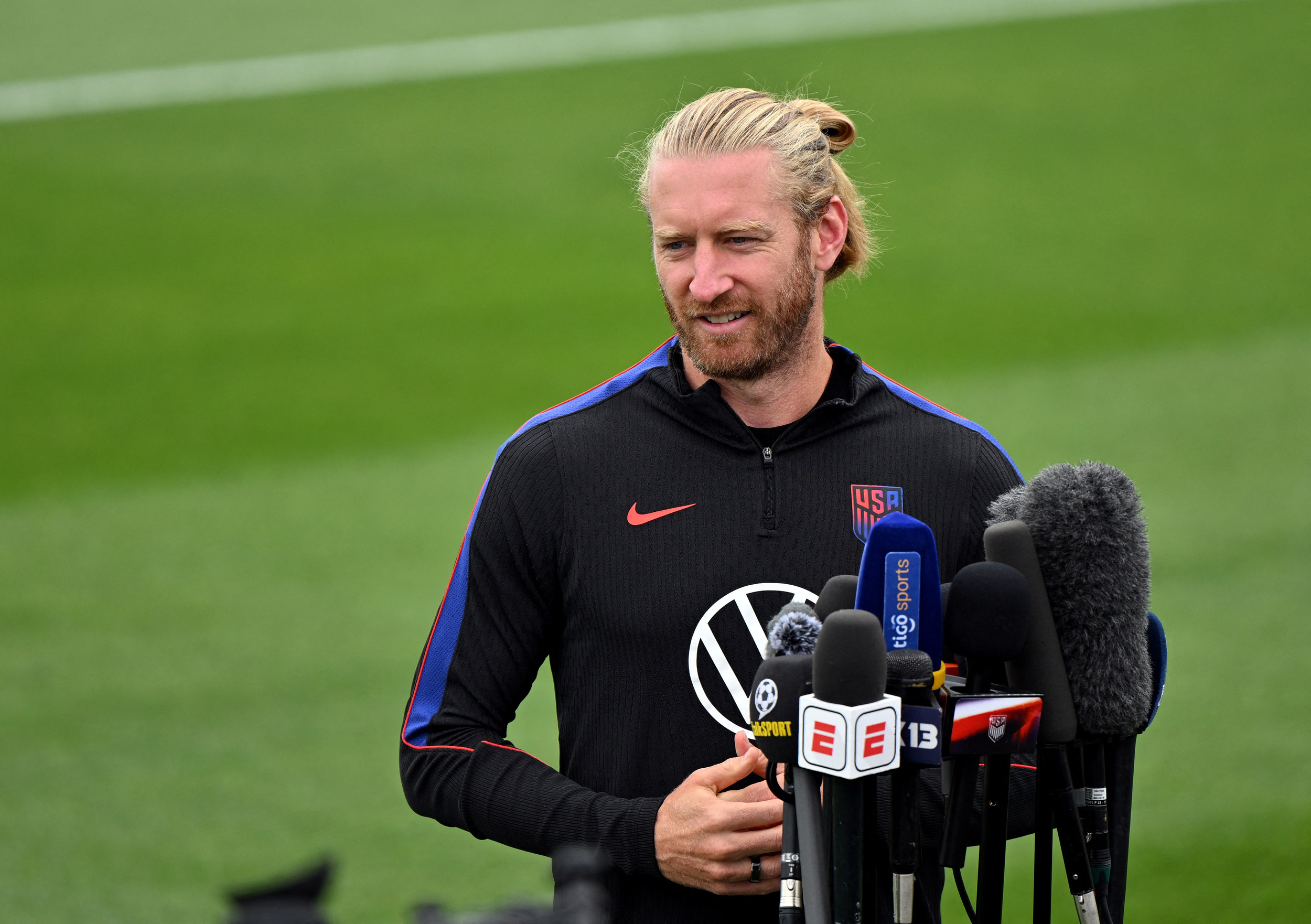 USMNT's Tim Ream responds to Folarin Balogun comments about red-card ...