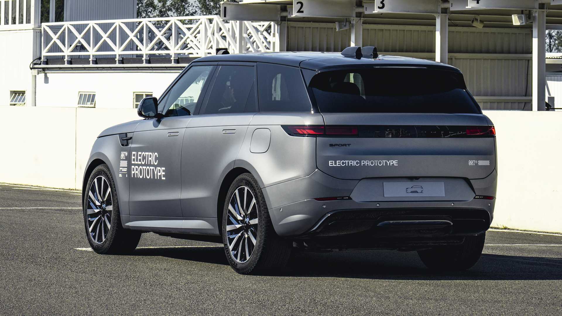 Land Rover Range Rover Electric prototype rear three-quarter