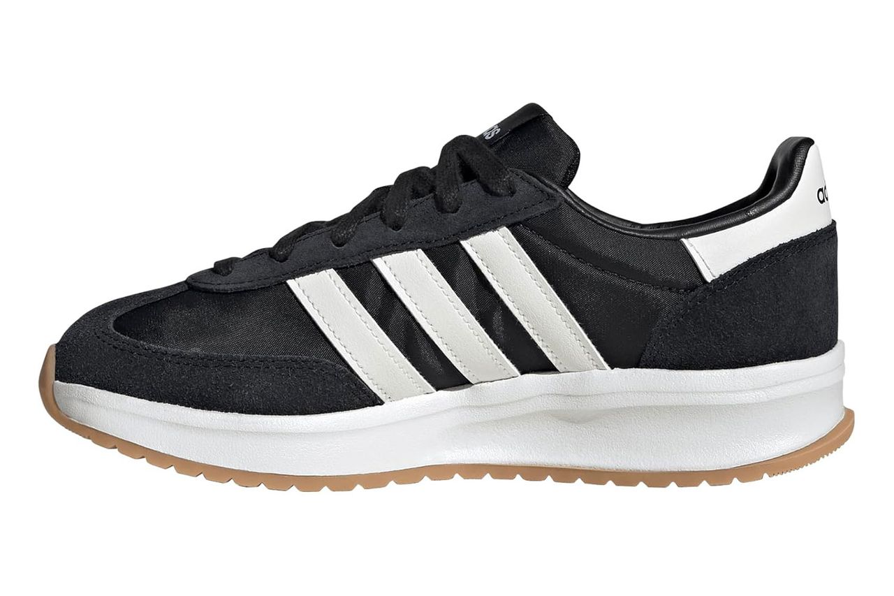 adidas Womens Run 70S 2.0 Lace Up Sneakers Shoes Casual - Black