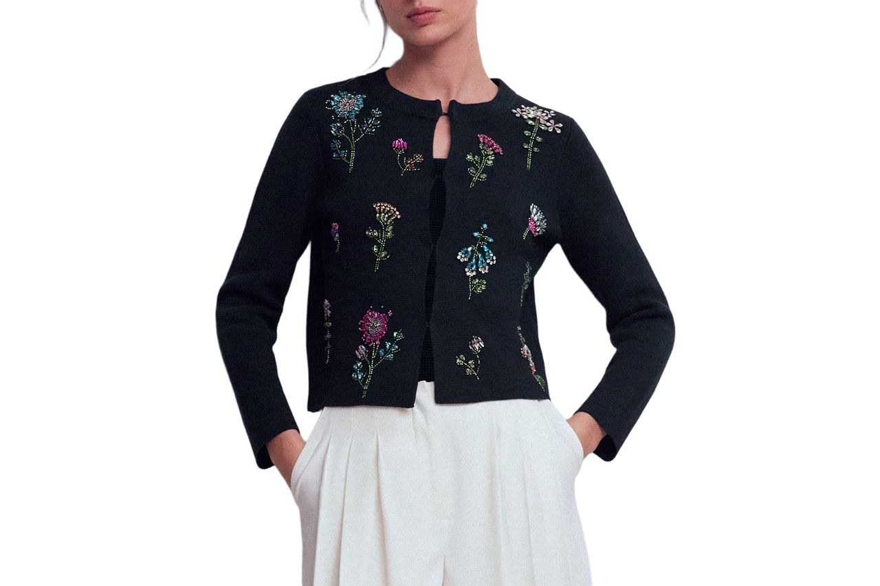 Embellished Knit Cardigan