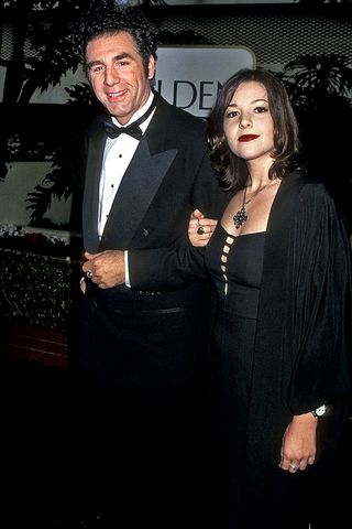 Actor Michael Richards and daughter Sophia Richards attend 53rd Annual Golden Globe Awards on January 21, 1996 at the Beverly Hilton Hotel in Beverly Hills, California.