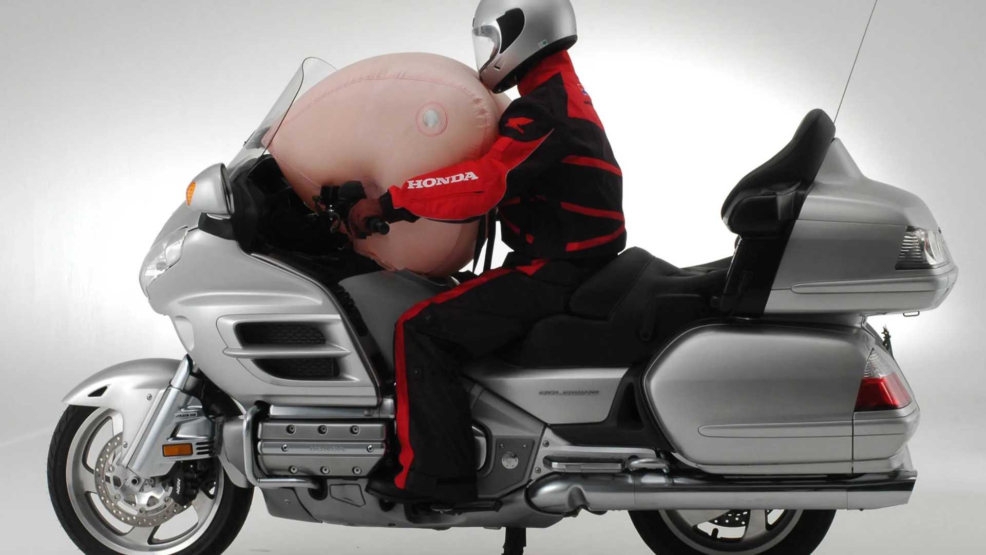 Honda Develops World's First Production Motorcycle Airbag System
