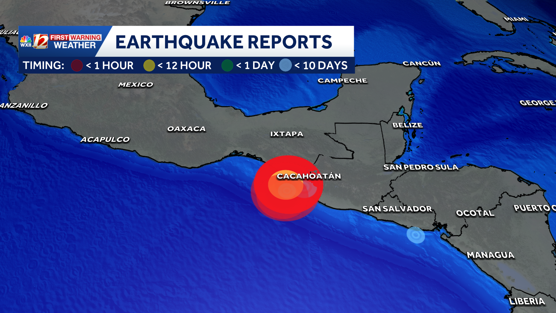 Breaking: Large earthquake strikes off Mexico's coast