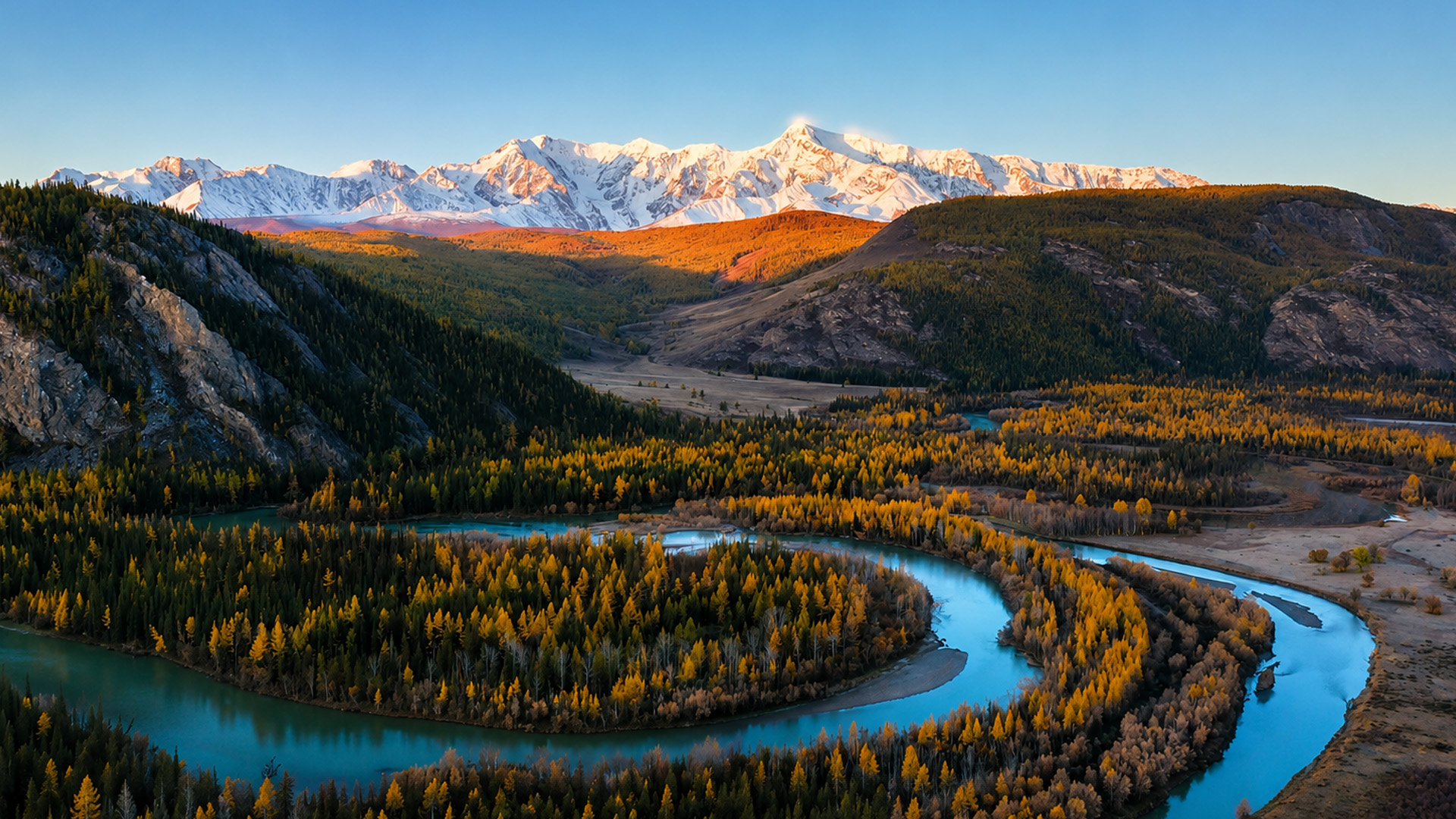 A mountain range few people visit