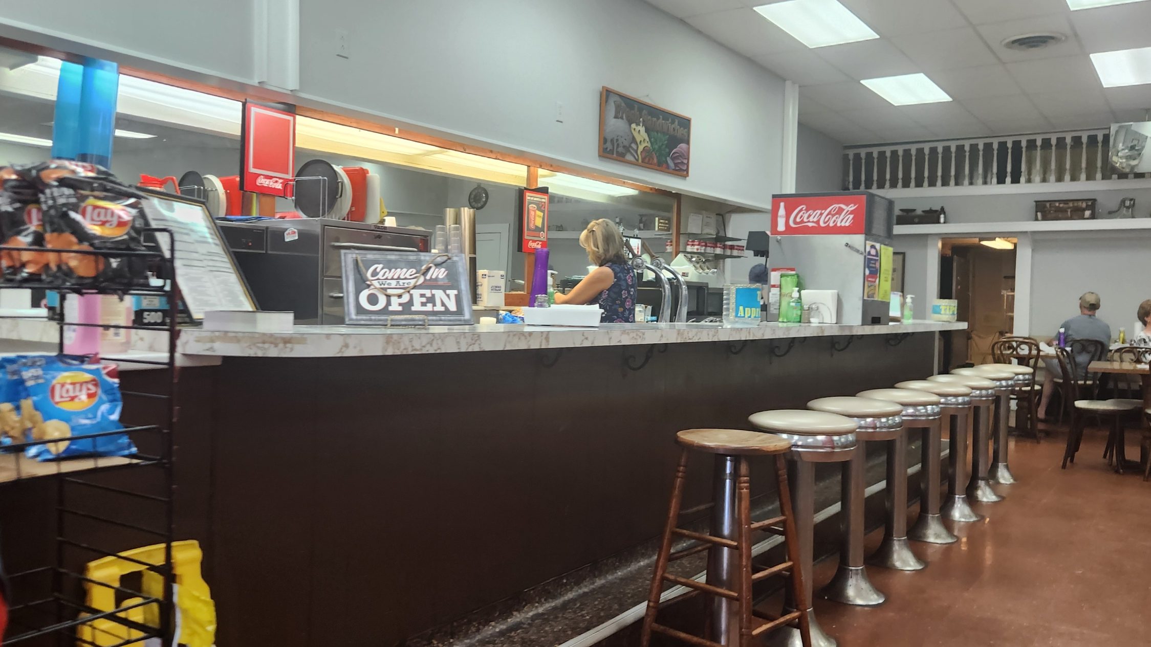 A retro-looking diner in Commerce, Georgia.
