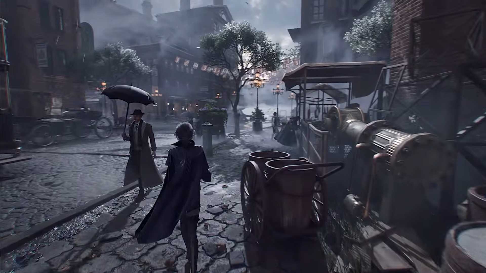 A character walks the dark streets of a city in Lord of Mysteries.