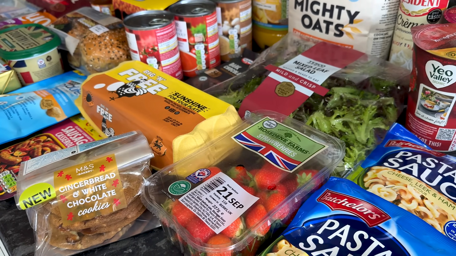 Weekly family grocery shopping haul and meal planning essentials