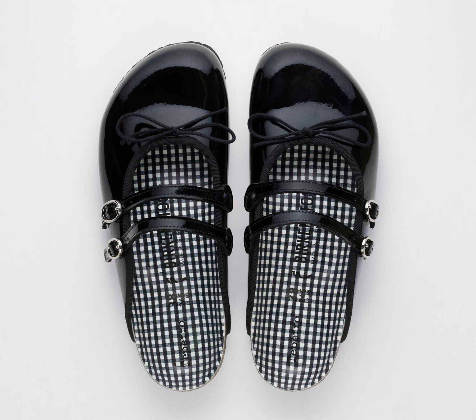 The Scala design, which retails for $555, features two dainty Mary Jane straps instead of Birkenstock’s usual suede buckle design (Birkenstock/Repetto)