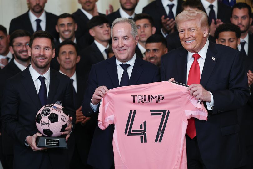 Messi visited the White House alongside his Inter Miami teammates back in March